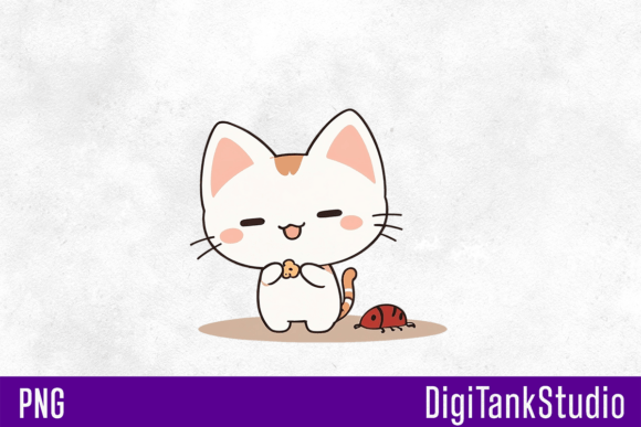 Adorable Feline Artistry: The Charm of Chibi Cat Tees
