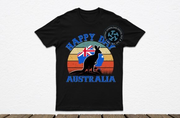 Celebrate Australian Pride with the Happy Day T-Shirt Design