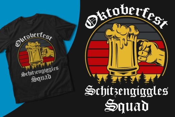 Celebrate in Style: Oktoberfest Schitzengiggles Squad Design for Your Festive Projects
