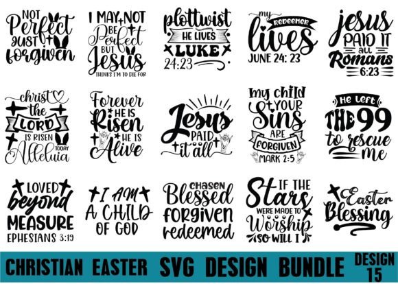 Christian Easter SVG Design Bundle: Your Creative Toolkit