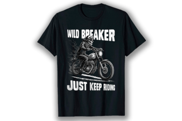 Creative Bike Ride T-Shirt Design: The Silhouette Trend Explained