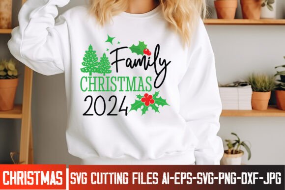 Family Christmas 2024 SVG Design: Festive Creativity Unwrapped