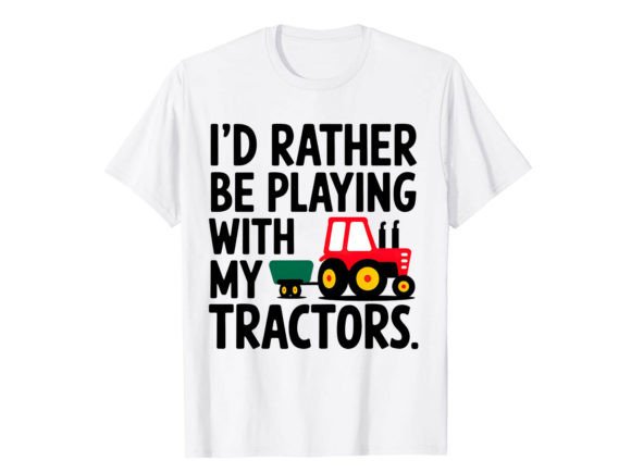Funny Tractor T-Shirt Design: From Field to Fashion Statement