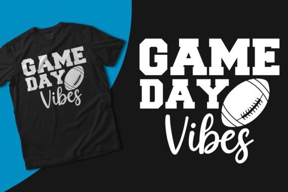 Game Day Vibes Super Bowl Svg Design