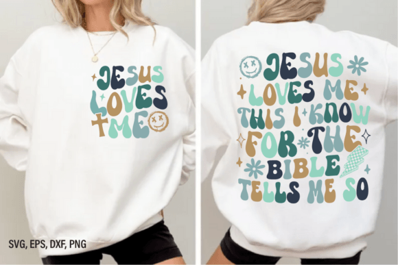 Jesus Loves Me Svg: A Faith-Inspired Front Back Design Kit