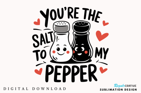 Salt to My Pepper: A Perfectly Paired Design for Creative Projects