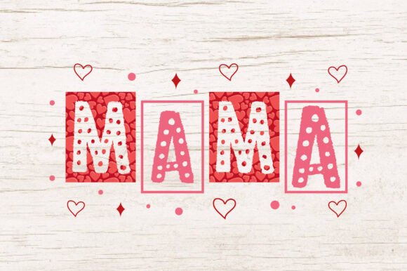 Valentine Day Mama PNG T Shirt Design: Your Go-To for Heartfelt Projects
