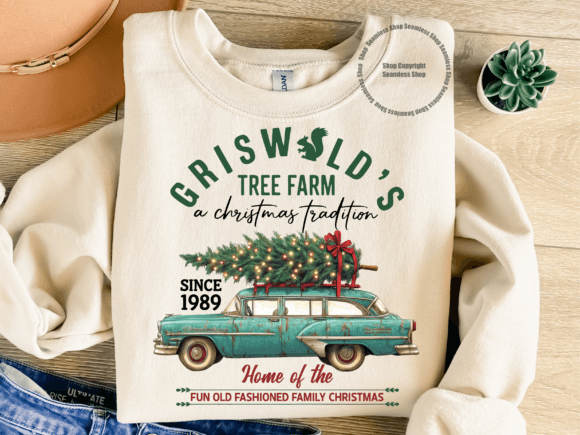 Vintage Griswold Christmas PNG Design: A Nostalgic Touch for Holiday Projects