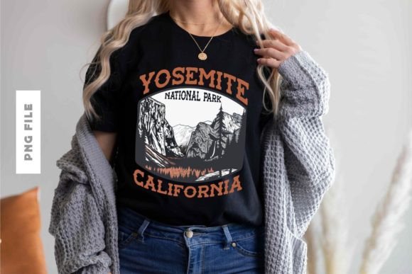Yosemite T-Shirt Design: Capturing Nature's Majesty on Apparel